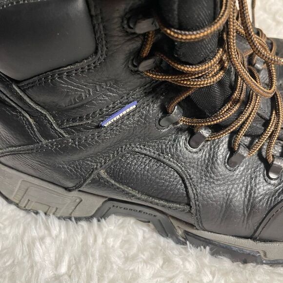Michelin HydroEdge Steel Toe Puncture-Resistant Waterproof Black Work BootSZ12W main image 10